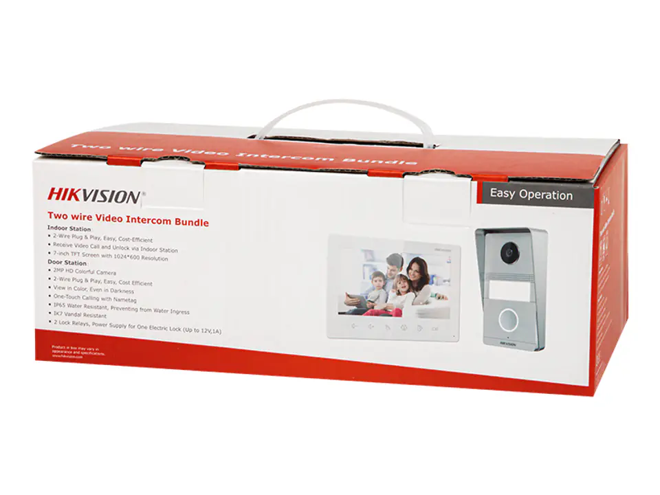 Hikvision Videodomofon WiFi DS-KIS101-P w sklepie Wasserman.eu