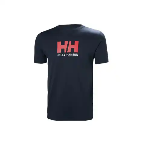 ⁨Koszulka Helly Hansen Logo M 33979 (kolor Granatowy, rozmiar XL)⁩ w sklepie Wasserman.eu