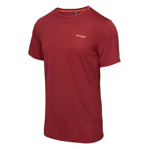 ⁨Koszulka Hi-Tec Hadi M (kolor Czerwony, rozmiar XXL)⁩ w sklepie Wasserman.eu