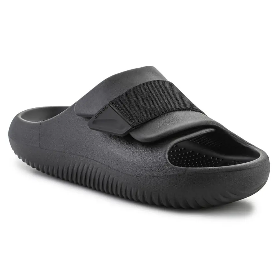 ⁨Klapki Crocs Mellow Luxe Recovery Slide 209413 (kolor Czarny, rozmiar EU 37/38)⁩ w sklepie Wasserman.eu