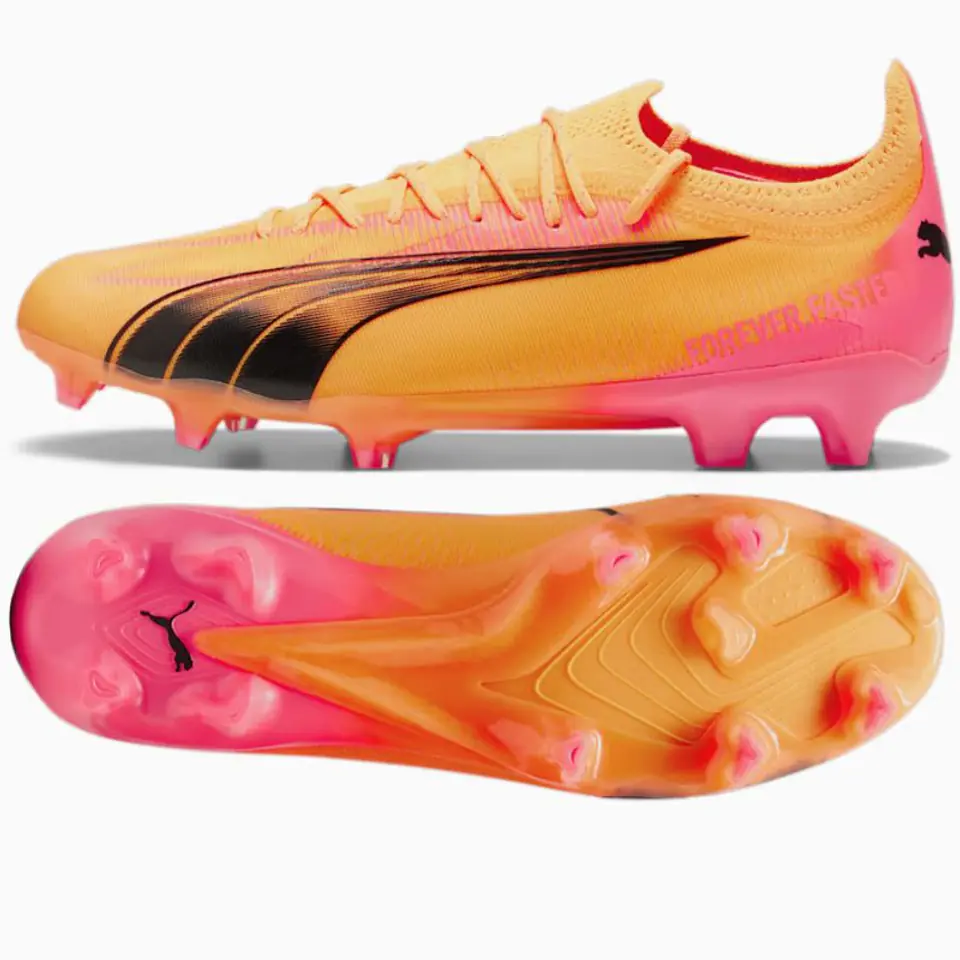 ⁨Buty piłkarskie Puma Ultra Ultimate M 107744 (kolor Pomarańczowy, rozmiar 45)⁩ w sklepie Wasserman.eu