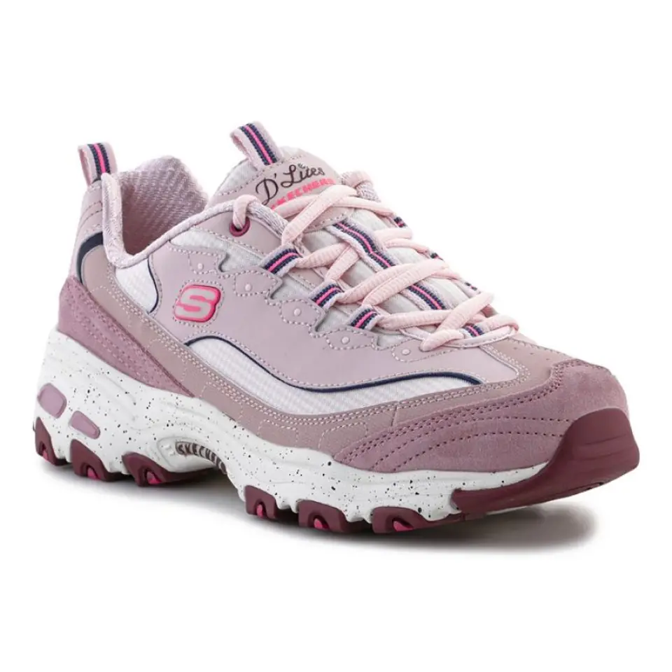 ⁨Buty Skechers D'Lites - Bold Views W (kolor Różowy, rozmiar EU 39.5)⁩ w sklepie Wasserman.eu