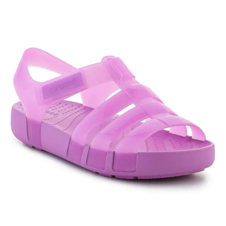 ⁨Sandały Crocs Isabella Jelly Sandal Jr (kolor Fioletowy, rozmiar EU 29/30)⁩ w sklepie Wasserman.eu