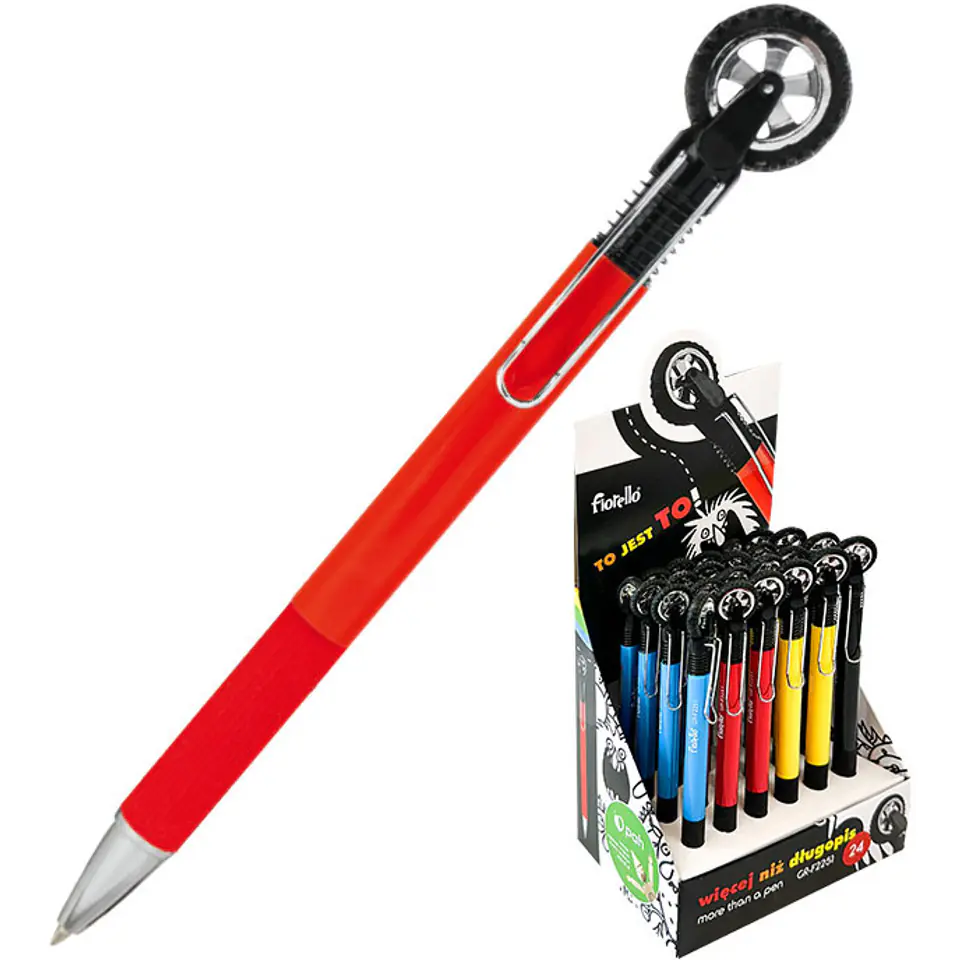 ⁨Długopis rajdowy automatyczny GR-F2251 niebieski FIORELLO 160-2361⁩ w sklepie Wasserman.eu