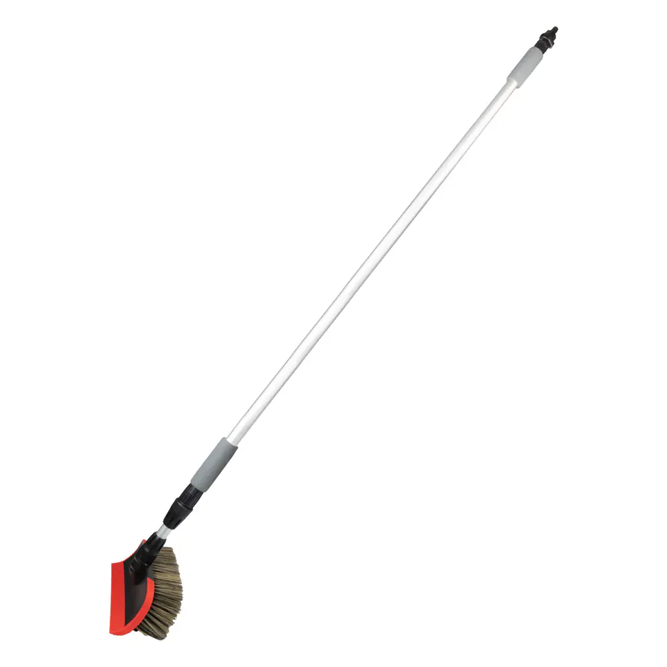⁨Szczotka teleskopowa przepływowa do mycia samochodu auta 141-240cm amio-03956⁩ w sklepie Wasserman.eu