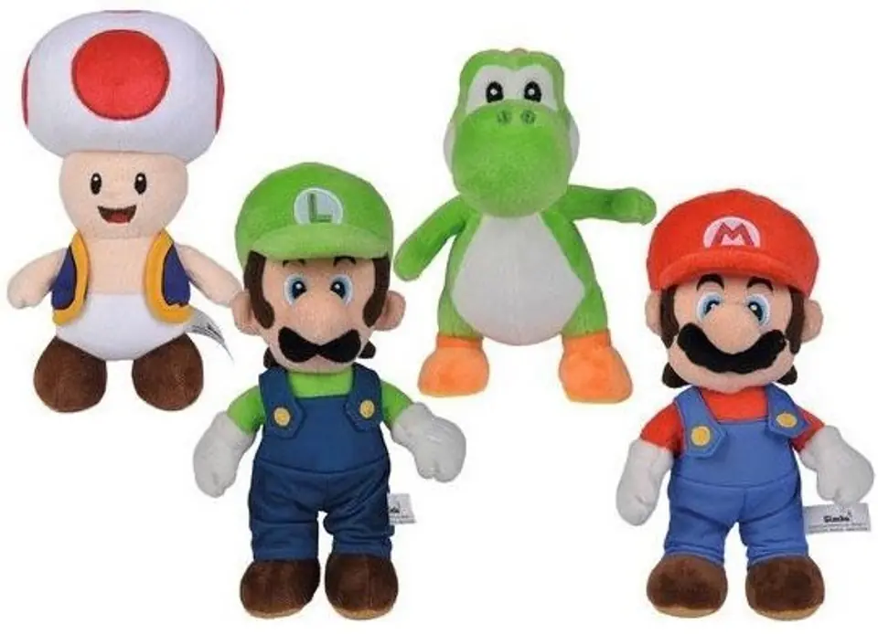 ⁨Plush toy Super Mario 4 patterns⁩ at Wasserman.eu