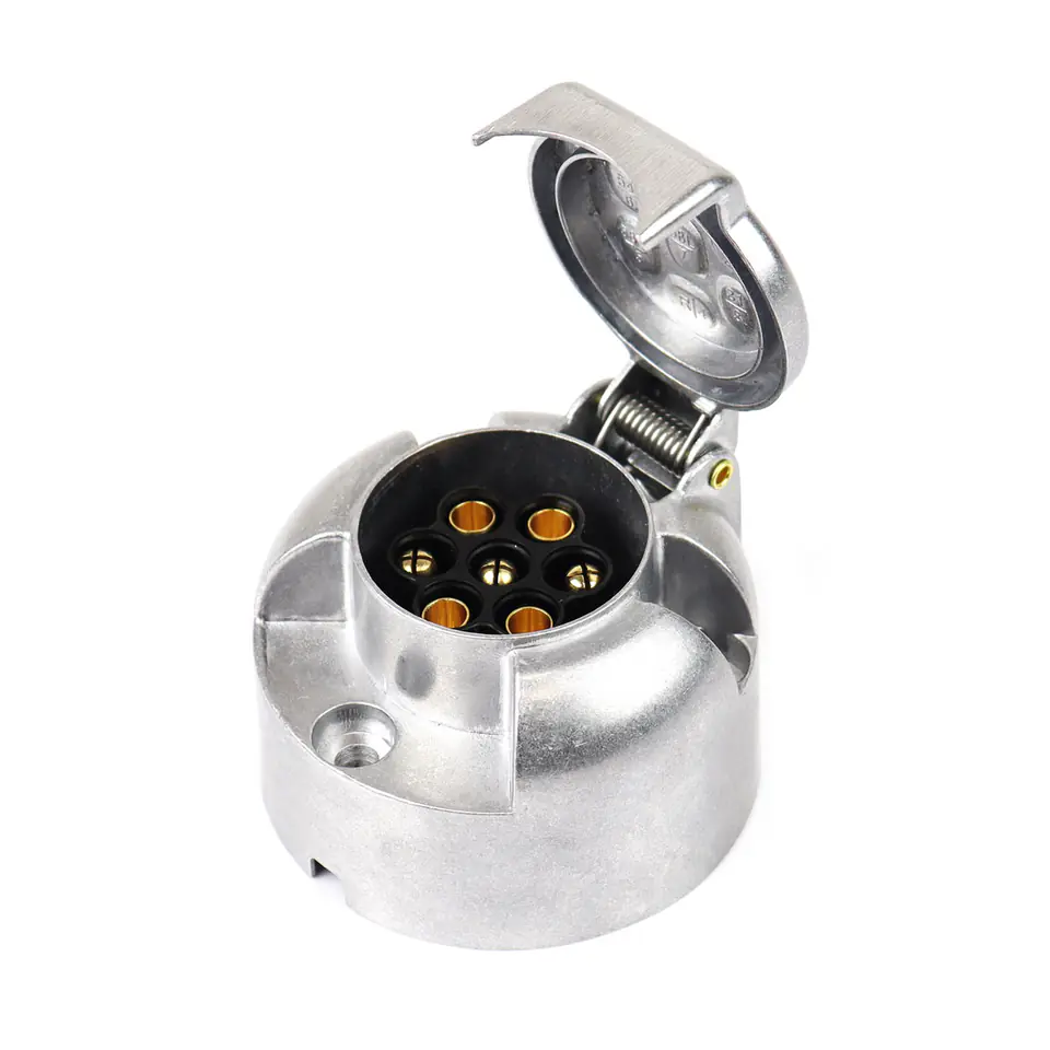 ⁨Aluminium trailer socket 7 pin⁩ at Wasserman.eu