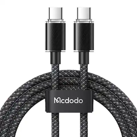 ⁨Kabel USB-C do USB-C Mcdodo CA-3670, 100W, 1.2m (czarny)⁩ w sklepie Wasserman.eu