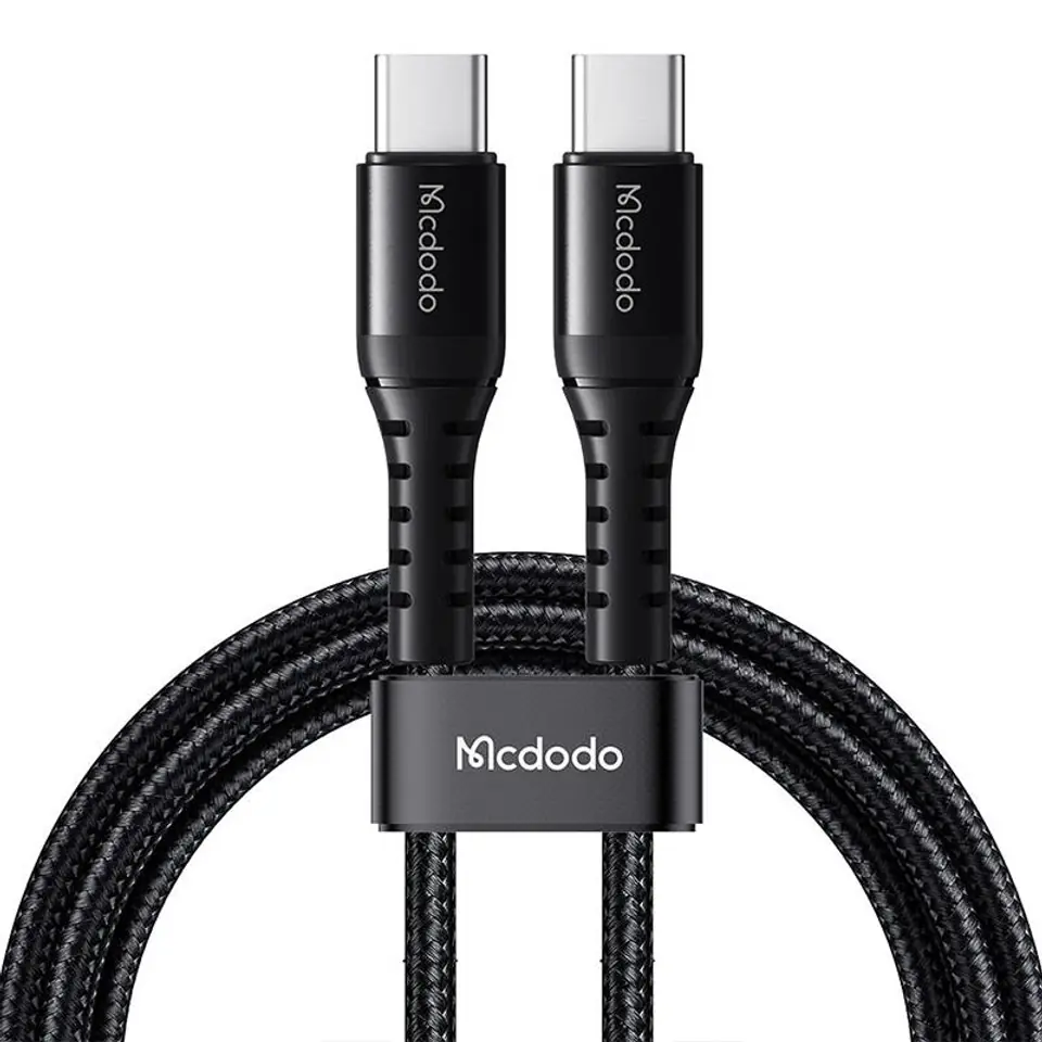 ⁨Kabel USB-C do USB-C Mcdodo CA-5640, 60W, 0.2m (czarny)⁩ w sklepie Wasserman.eu