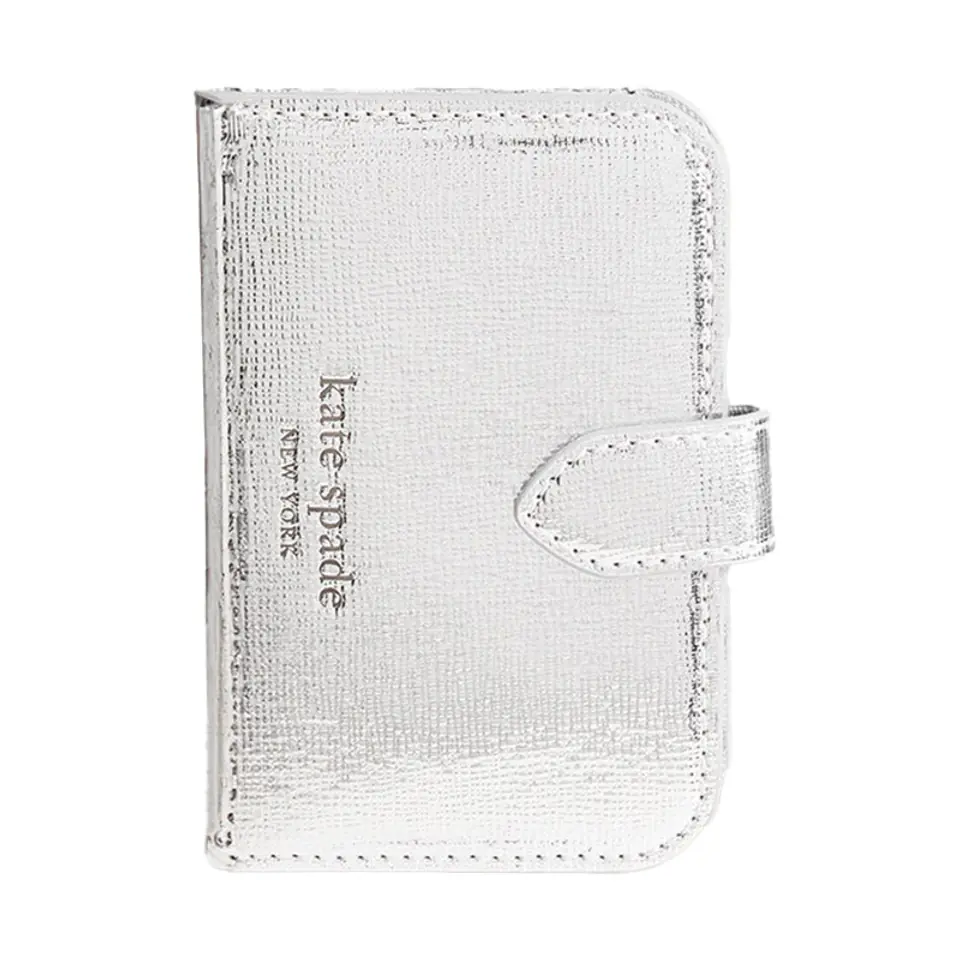 ⁨Kate Spade New York Morgan MagSafe Wallet - Portfel magnetyczny (Metallic Silver)⁩ w sklepie Wasserman.eu