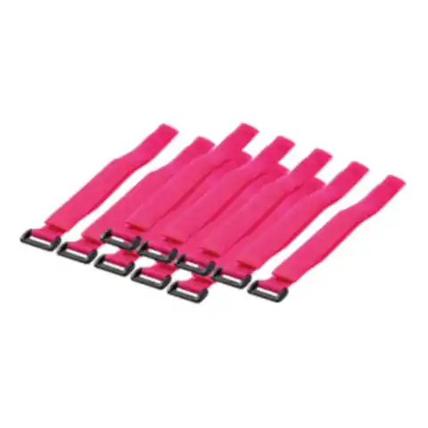 ⁨Wire Strap 500*20 mm, 10pcs, pink Logilink⁩ w sklepie Wasserman.eu