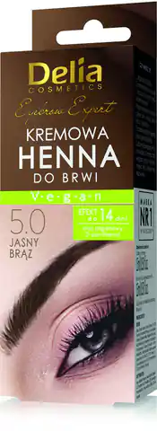 ⁨DELIA Henna w kremie 5.0 - Jasny brąz 15 ml⁩ w sklepie Wasserman.eu