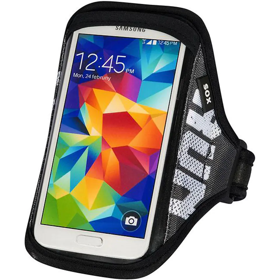 SOX sports band for smartphone RUN AWAY L/XL 30-40cm black at Wasserman.eu