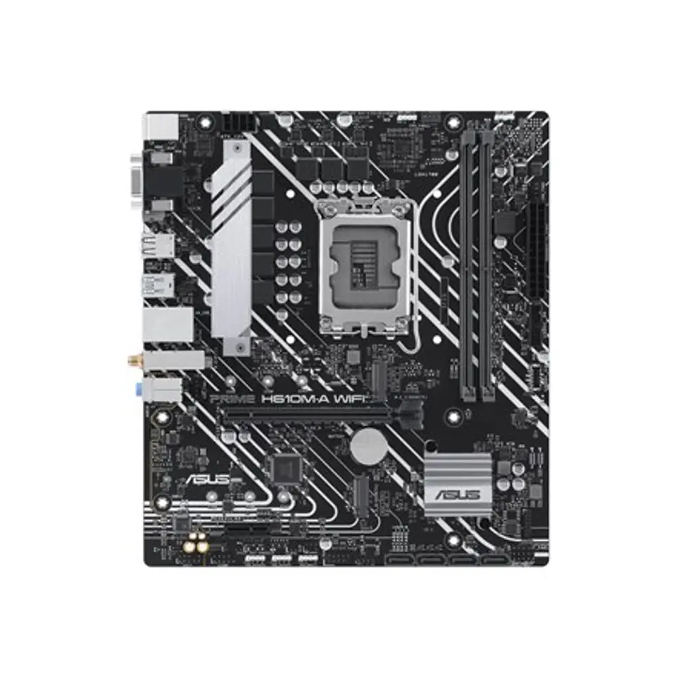 ⁨Chipset Type Intel H610 PRIME H610M-A WIFI Processor Socket LGA1700 Socket Supported RAM Technology DDR5 SDRAM⁩ w sklepie Wasserman.eu