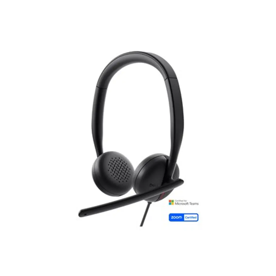 ⁨Dell Headset WH3024 Built-in microphone USB-C, USB-A Black⁩ w sklepie Wasserman.eu