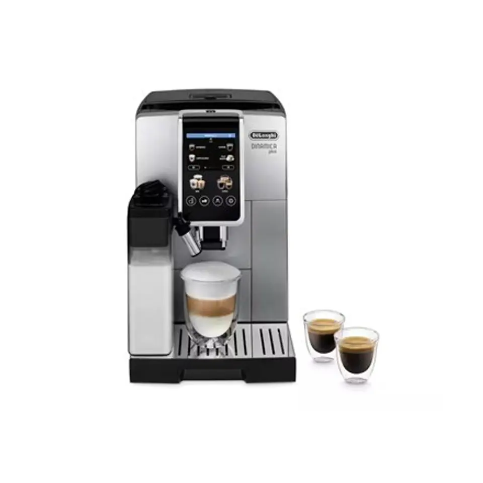 ⁨Delonghi | Coffee Maker | Dinamica Plus ECAM380.85.SB | Pump pressure 15 bar | Built-in milk frother | Automatic | 1450 W | Stai⁩ w sklepie Wasserman.eu