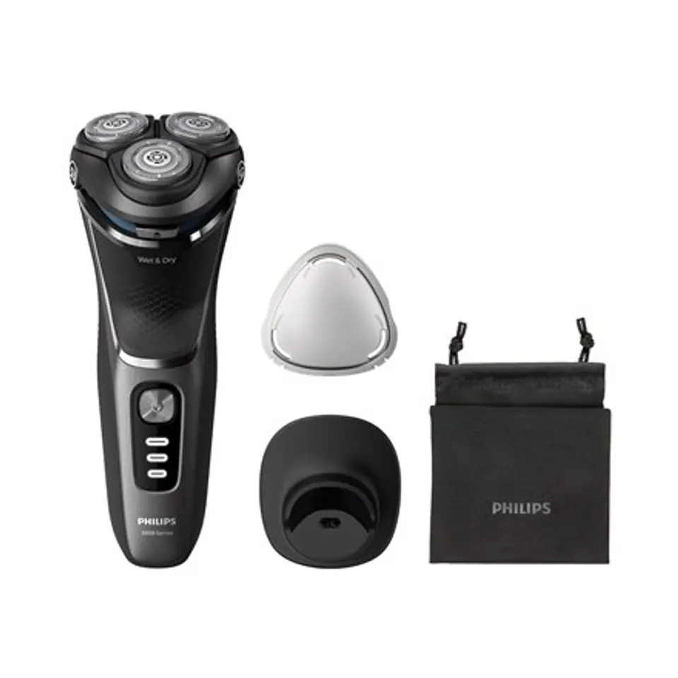 ⁨Philips S3343/13 men's shaver Rotation shaver Trimmer Black, Chrome⁩ at Wasserman.eu