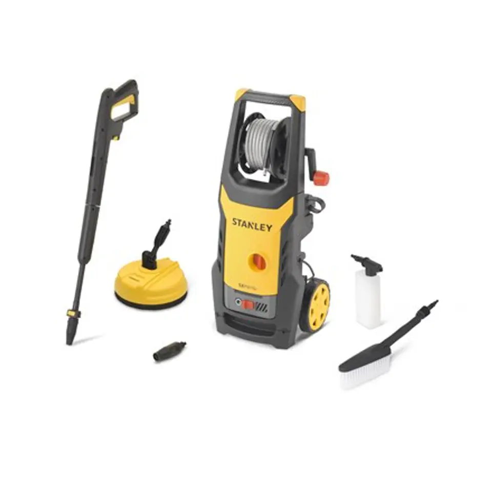 STANLEY SXPW16PE High Pressure Washer with Patio Cleaner (1600 W, 125 bar, 420 l/h) | 1600 W | 125 bar | 420 l/h w sklepie Wasserman.eu