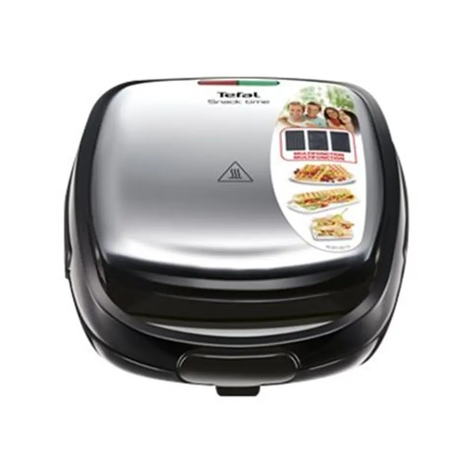 ⁨Opiekacz do kanapek Tefal SW342D38, czarny/stal nierdzewna | TEFAL⁩ w sklepie Wasserman.eu