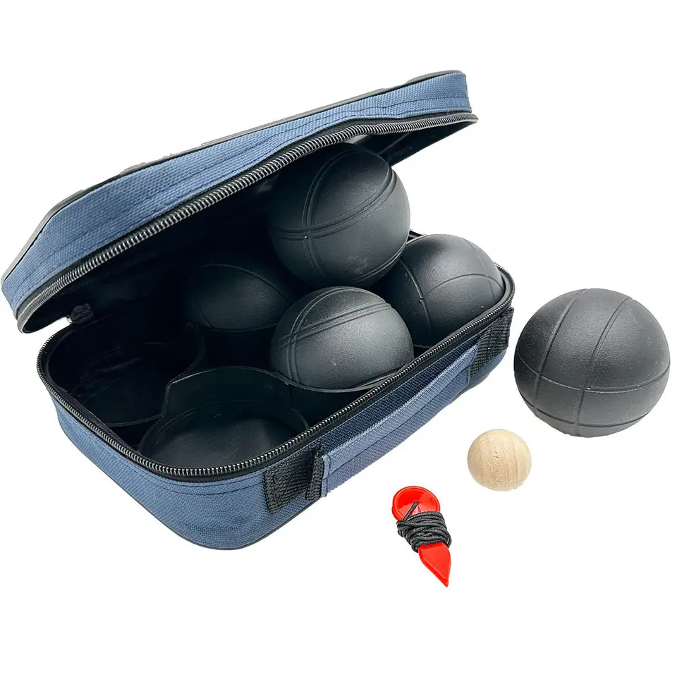 KULE DO GRY 6 SZT- BOULE PETANQUE CZARNE POKROWIEC ENERO PRO w sklepie Wasserman.eu
