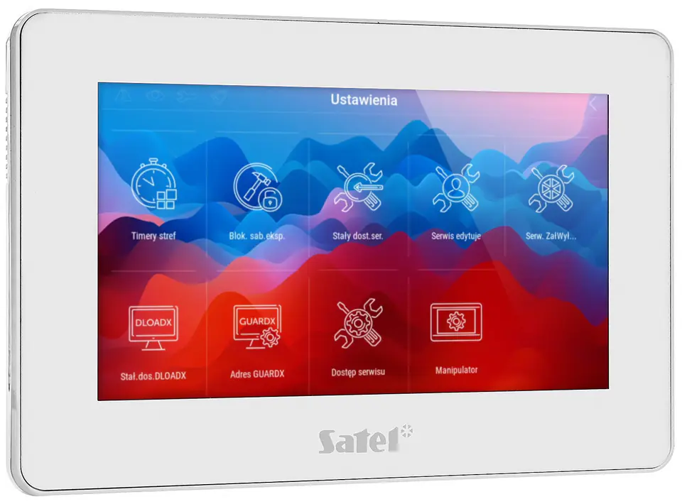 ⁨SATEL 7" touch screen keypad INT-TSH2R-W white⁩ at Wasserman.eu