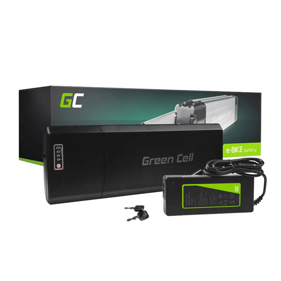 ⁨Bateria do roweru elektrycznego, Green Cell,  EBIKE50STD, 13Ah (312Wh), E-Bike 24V⁩ w sklepie Wasserman.eu
