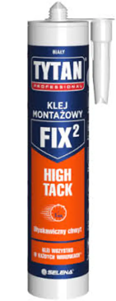 ⁨KLEJ MONTAŻOWY FIX2 HIGH TACK BIAŁY 290ML⁩ w sklepie Wasserman.eu