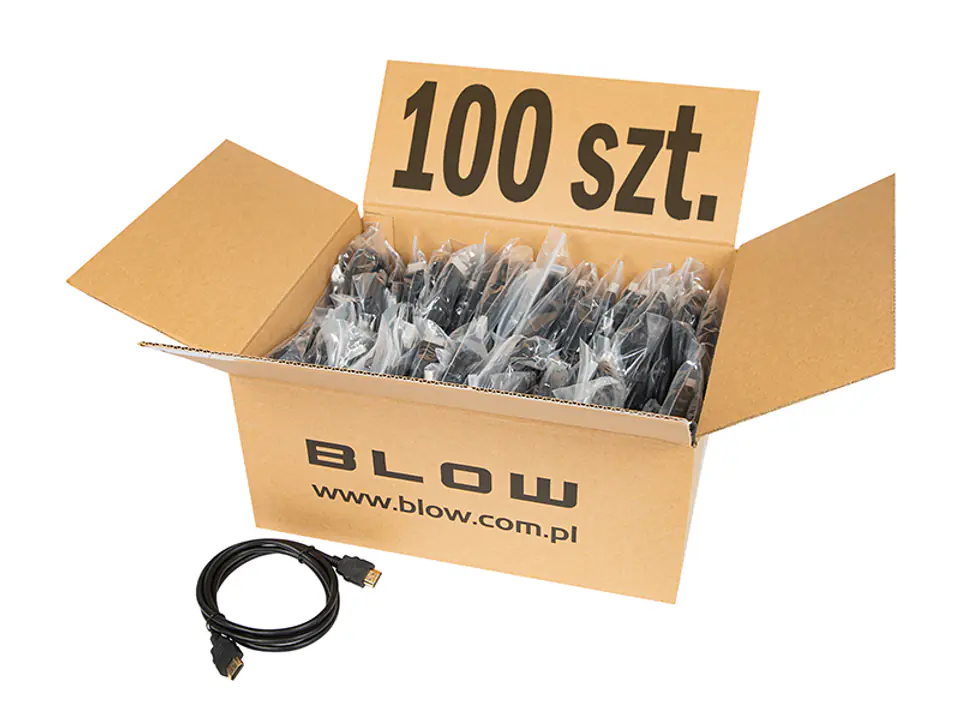 92-672# Przyłącze hdmi-hdmi 4k 1.5m 100sztuk w sklepie Wasserman.eu
