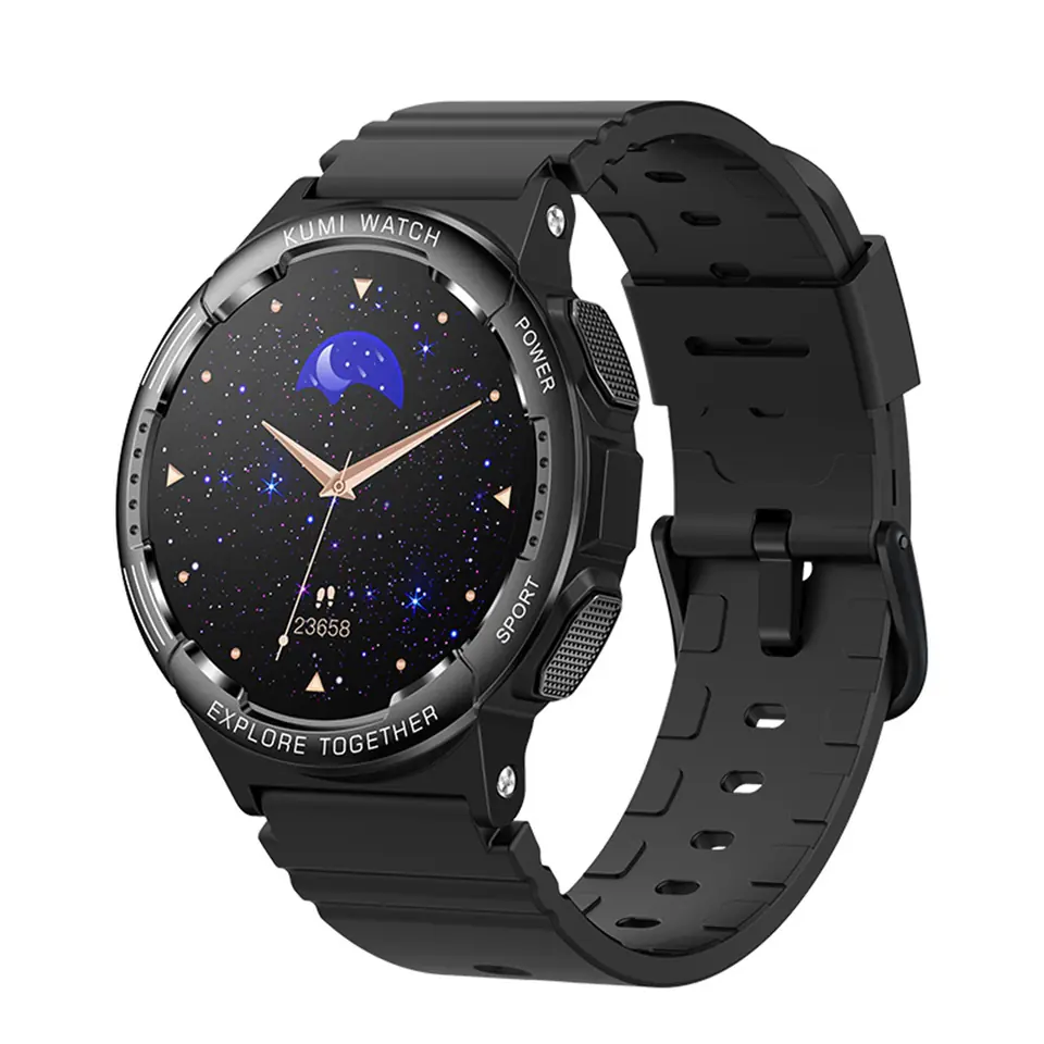 Smartwatch Kumi K6 czarny (black) w sklepie Wasserman.eu