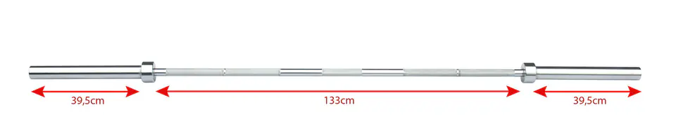 ⁨GRYF OLIMPIJSKI PROSTY 220cm 50mm⁩ w sklepie Wasserman.eu