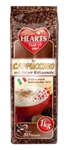 ⁨Hearts Cappucino Kakaonote 1 kg⁩ w sklepie Wasserman.eu
