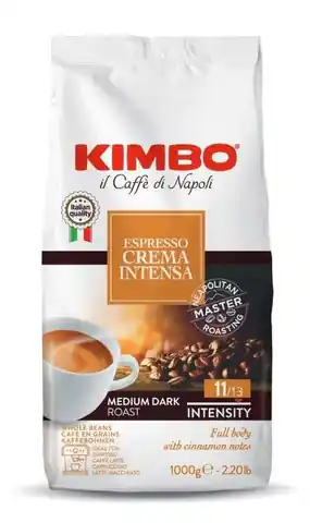 ⁨Kimbo Espresso Crema Intenso Kawa Ziarnista 1kg⁩ w sklepie Wasserman.eu