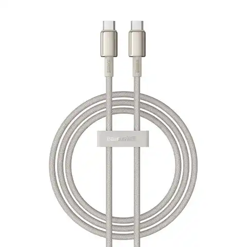 ⁨Kabel 100W 5A 1m USB-C - USB-C Baseus Tungsten Glod złoty⁩ w sklepie Wasserman.eu