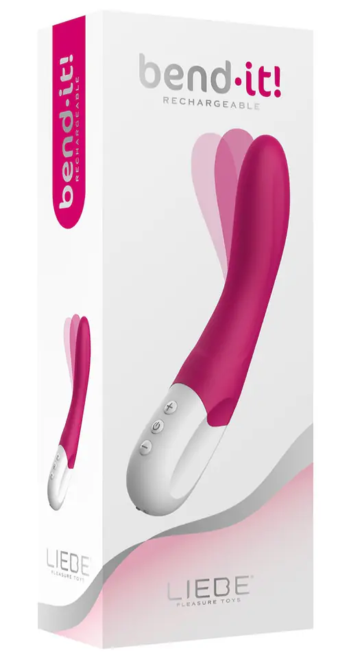 ⁨WIBRATOR LIEBE BEND IT RECHARGEABLE CERISE⁩ w sklepie Wasserman.eu