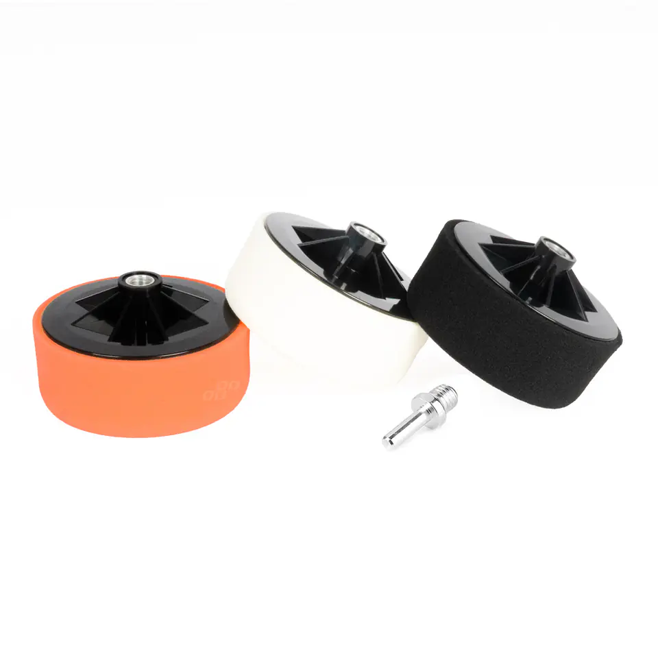 Zestaw gąbek do polerowania gąbki polerskie 3x125mm + adapter m14 amio-02648 w sklepie Wasserman.eu