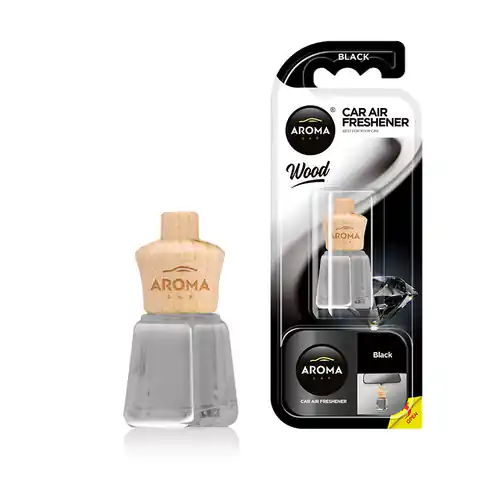 ⁨Odświeżacz powietrza aroma car black 4,5 ml promocja⁩ w sklepie Wasserman.eu