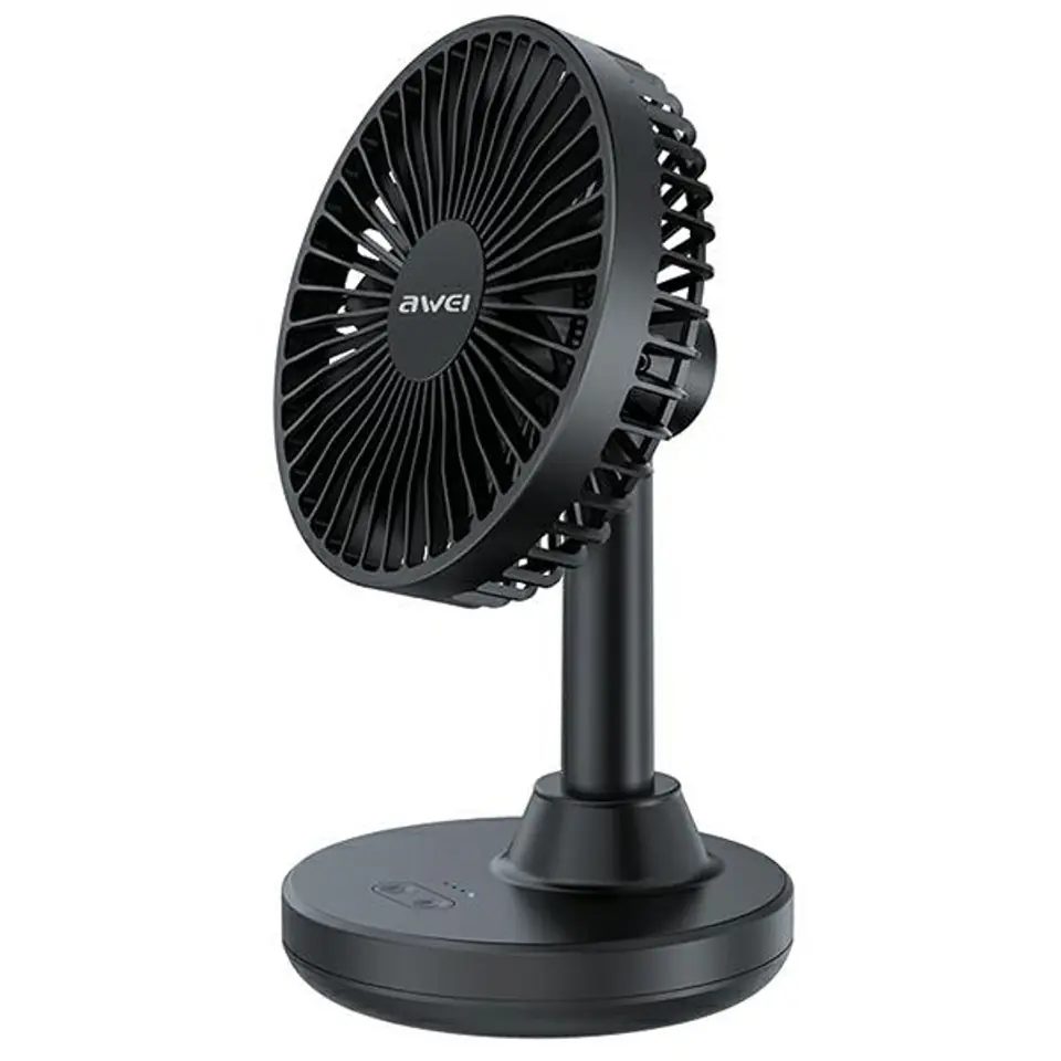 ⁨AWEI Mini Wiatrak biurkowy F29czarny/black⁩ w sklepie Wasserman.eu