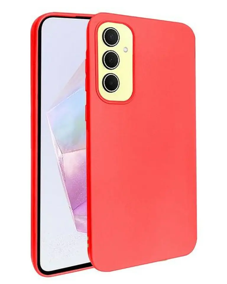 ⁨Beline Etui Candy Samsung A35 A356 czerwony/red⁩ w sklepie Wasserman.eu