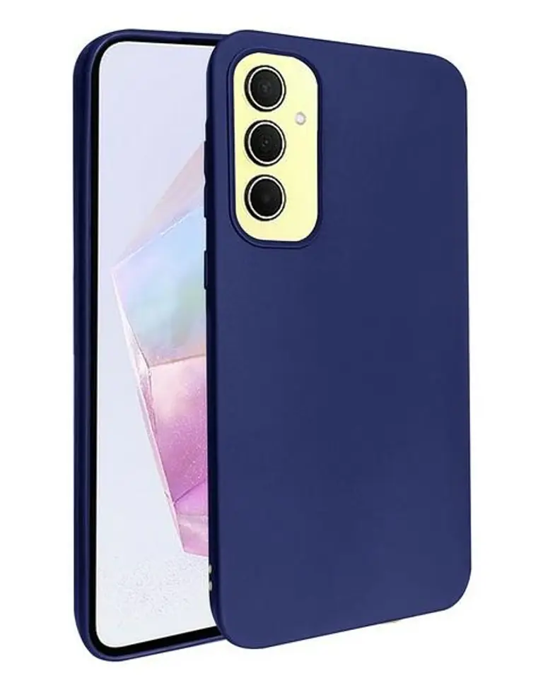 ⁨Beline Etui Candy Samsung A35 A356 granatowy/navy⁩ w sklepie Wasserman.eu