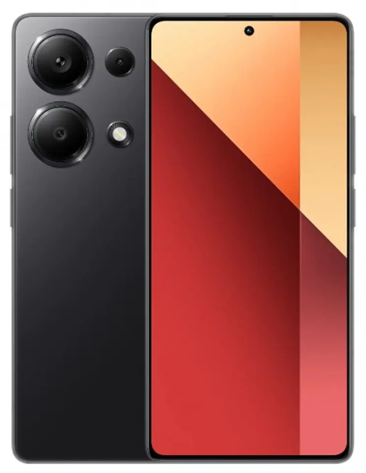 ⁨Xiaomi Redmi Note 13 Pro 16.9 cm (6.67") Single SIM Android 13 4G USB Type-C 8 GB 256 GB 5000 mAh Black⁩ at Wasserman.eu