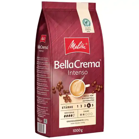 ⁨Melitta Bella Crema Intenso Kawa Ziarnista 1 kg⁩ w sklepie Wasserman.eu
