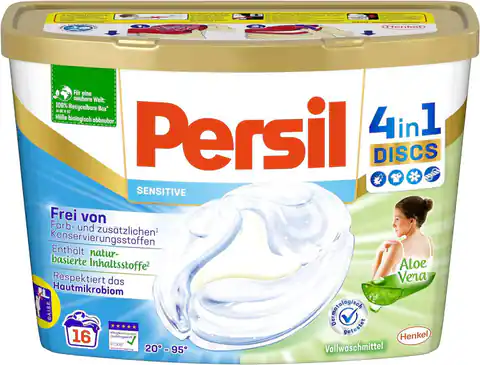 ⁨Persil Sensitive 4 w 1 Kapsułki do Prania 16 szt.DE⁩ w sklepie Wasserman.eu