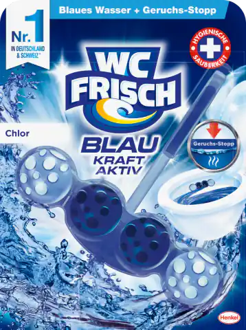 ⁨WC-Frisch Blau Kraft Aktiv Chlor Zawieszka WC⁩ w sklepie Wasserman.eu
