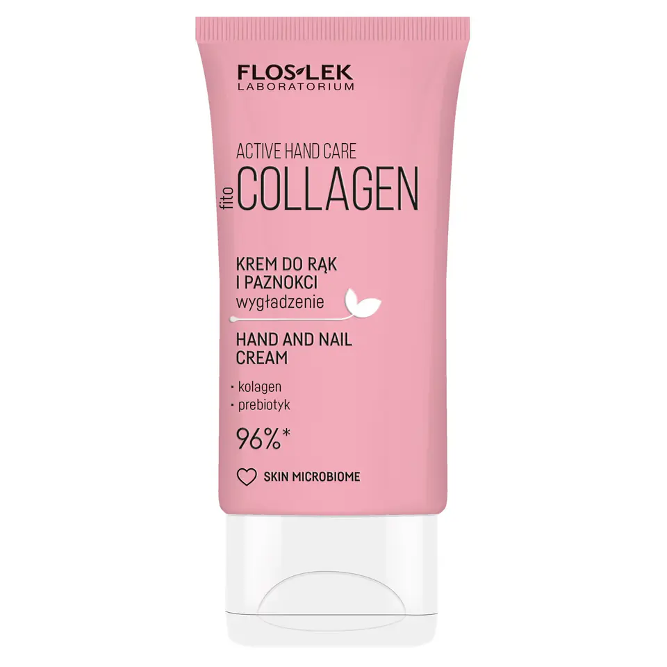 ⁨FLOSLEK Active Hand Care Collagen Krem do rąk i paznokci - wygładzenie 50 ml⁩ w sklepie Wasserman.eu