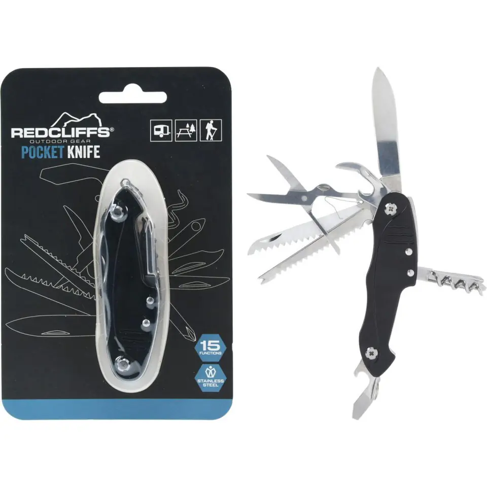 ⁨ZESTAW SURVIVALOWY TURYSTYCZNY SCYZORYK 15W1 BLACK⁩ w sklepie Wasserman.eu