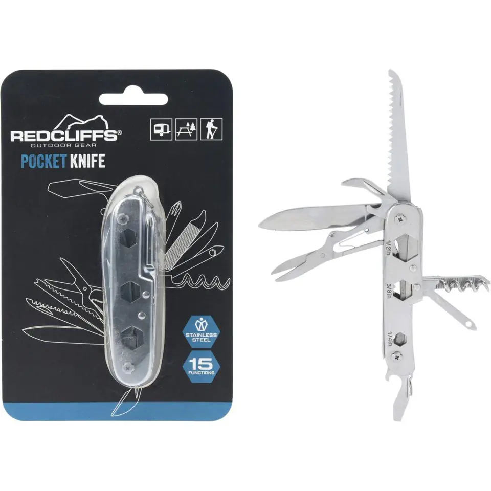 ⁨ZESTAW SURVIVALOWY TURYSTYCZNY SCYZORYK 15W1 SILVER⁩ w sklepie Wasserman.eu