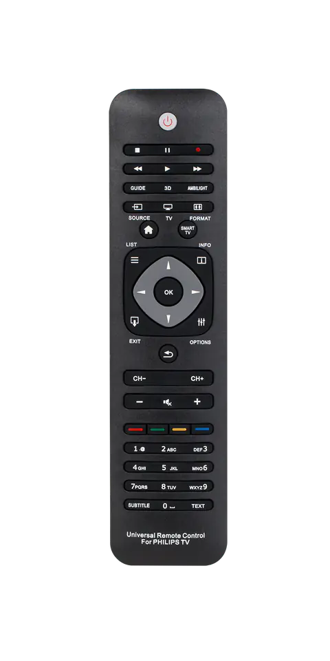 ⁨Philips LCD/LED universal remote control⁩ at Wasserman.eu