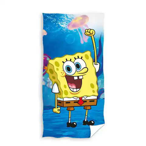 ⁨Ręcznik bawełniany 70x140 SpongeBob⁩ w sklepie Wasserman.eu