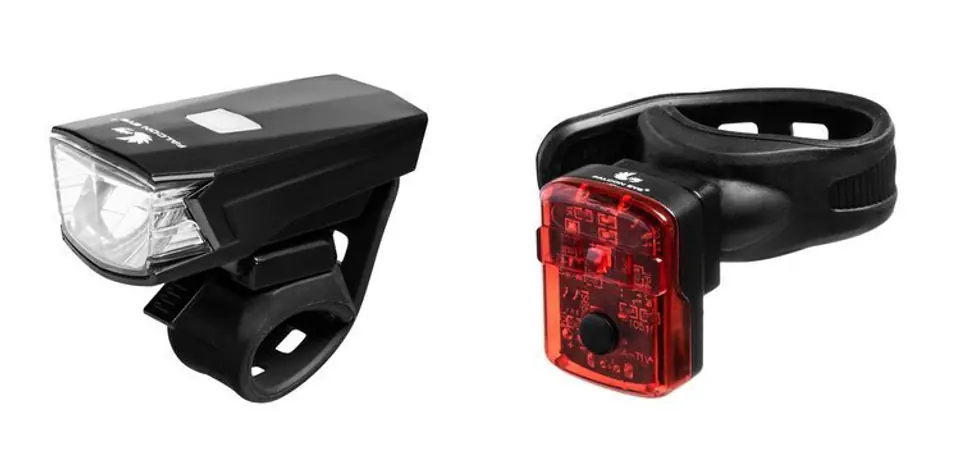 LAMPA ROWEROWA DUO BLAZE KABEL MICRO USB PRZÓD + TYŁ w sklepie Wasserman.eu