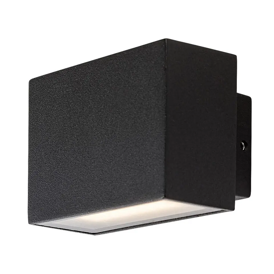 ⁨Lampa Rabalux Mataro, IP54, LED, 7W, LM 430, czarna⁩ w sklepie Wasserman.eu